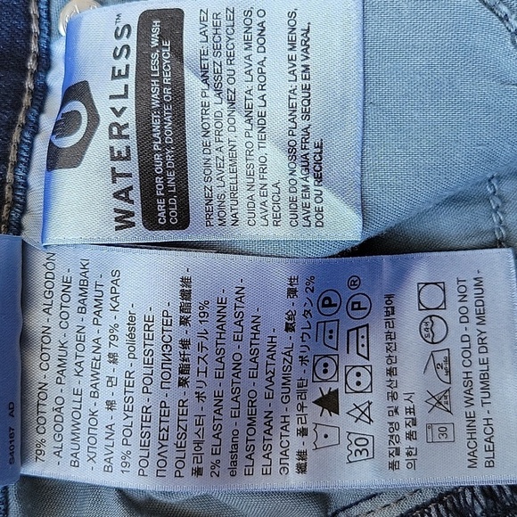 LEVI'S Woman's Classic Mid Rise Skinny Studded Jeans Denim Sz 8 29/30 - Picture 14 of 16